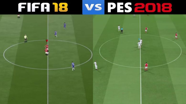 pes 18 vs fifa 18