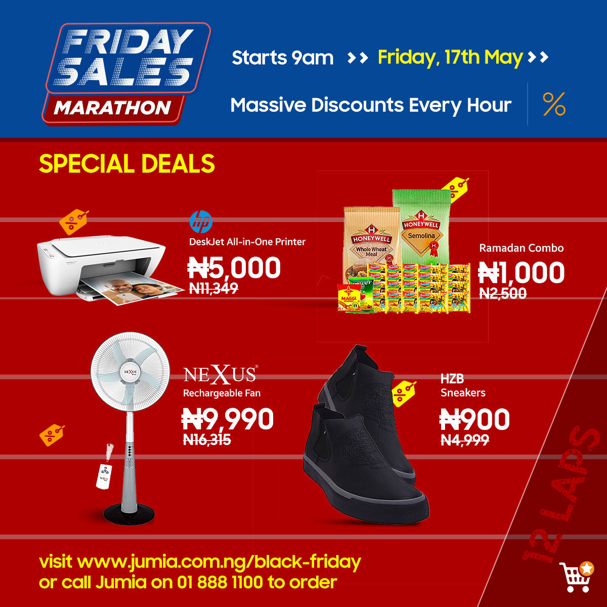 Enjoy Massive Discounts on Your Favourite Products During the Jumia Friday Sales Marathon