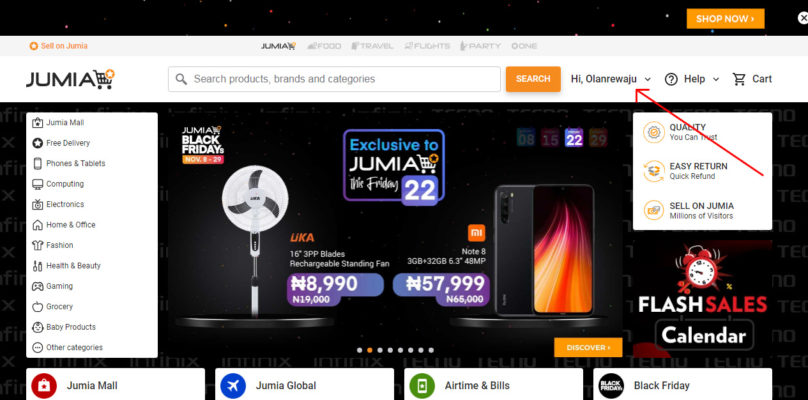 how to track order on jumia