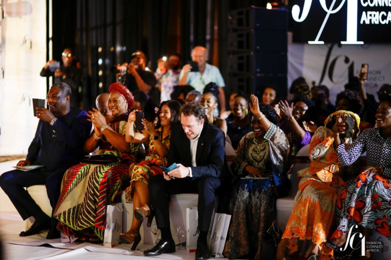 The cheers and laughter during Irene logan and Wiyaala Performance of "CONGA" 