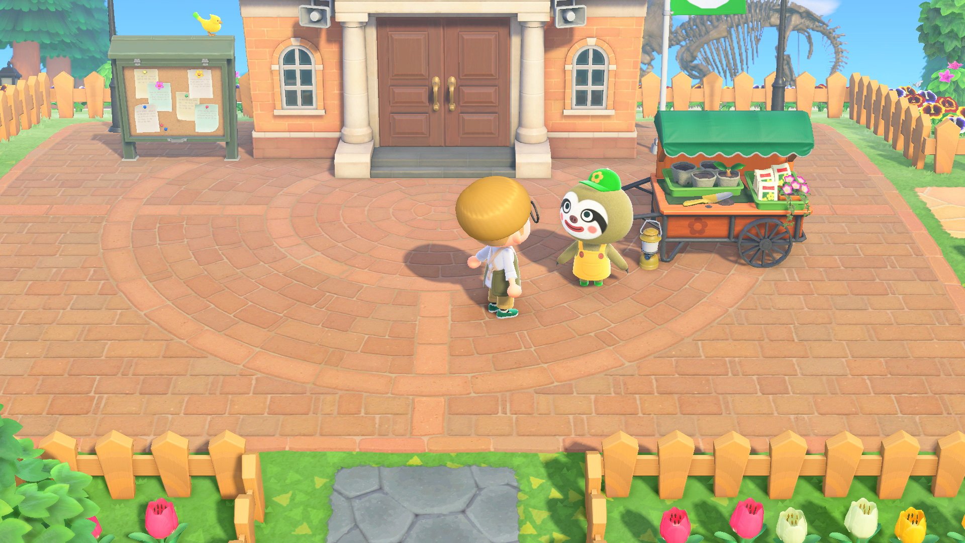 A screenshot from Animal Crossing: New Horizon