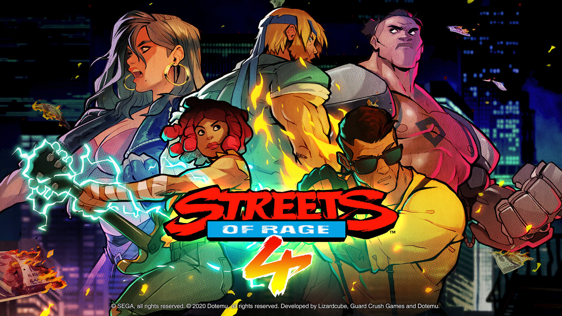 Streets of Rage 4 title screen
